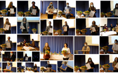 Exmatrikulationsfeier für zwanzig frischgebackene Bachelor