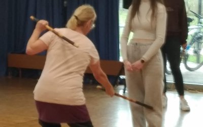 Stockkampfkunst – ein Workshop mit Annekathrin Veenhous