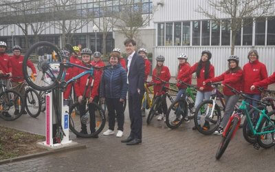 MES erneut als „Fahrradfreundliche Schule“ zertifiziert