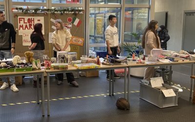 Der Flohmarkt der Klasse AVdual-Koop