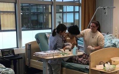 Kooperationstage mit der Helene Weber Schule Bad Saulgau mit Pflegesimulation